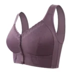 Moona Bras for Senior Women Charm Bra Front Snaps Comfortable Full Coverage Bra□