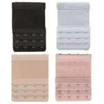 4Pcs Adjustable Bra Extender 2/3/4 Hooks with Elastic Underwear Strap Extension
